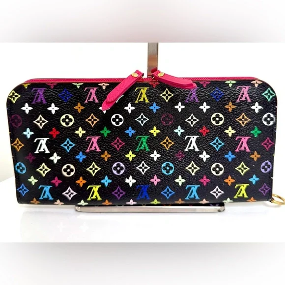 Louis Vuitton Takashi Murakami Noir Insolite Wallet - Picture 4 of 16